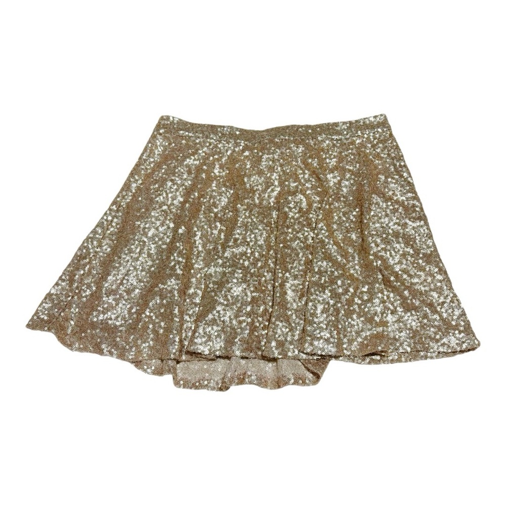 Bethany Mota Rose Gold Sequin Skirt